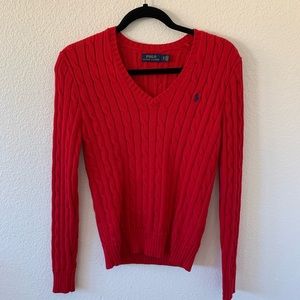 Ralph Lauren Knitted V-Neck Sweater